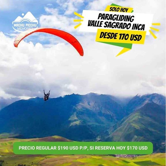 Paragliding valle sagrado inca