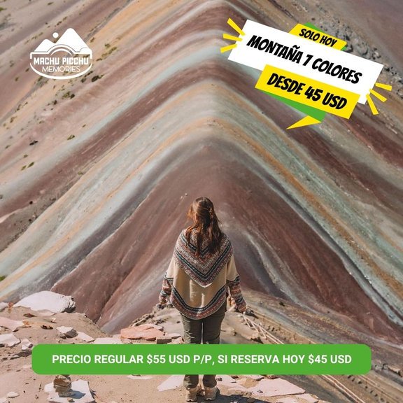 Vinicunca montaña 7 colores