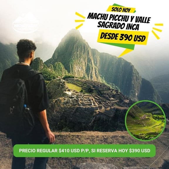 Machu Picchu y valle sagrado inca