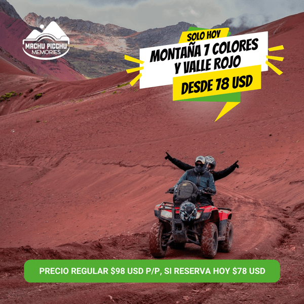 Montaña 7 Colores y Valle Rojo en Cuatrimoto