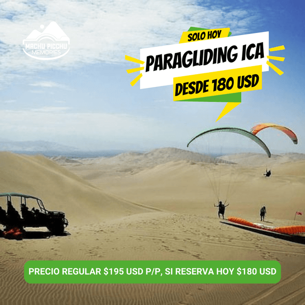 Vuela sobre el Oasis de Huacachina