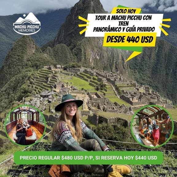 Desde Cusco: Tour a Machu Picchu con tren Panorámico y guía privado